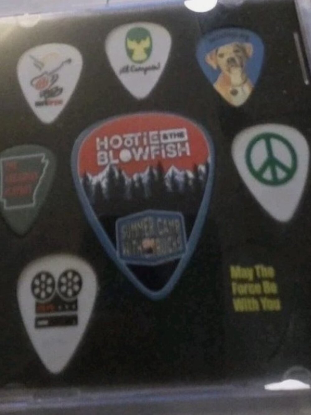 Hootie & the Blowfish Guitar Pick Set 2024 Tour Summer Camp W Trucks